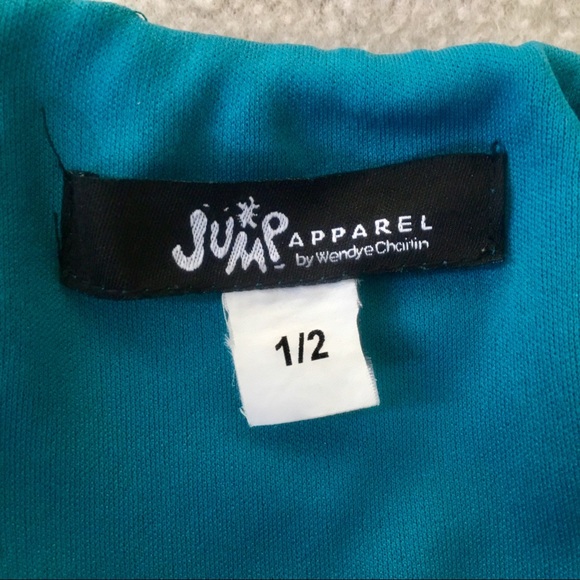 Jump Apparel Peacock Blue Strapless Mini Dress - Picture 8 of 8